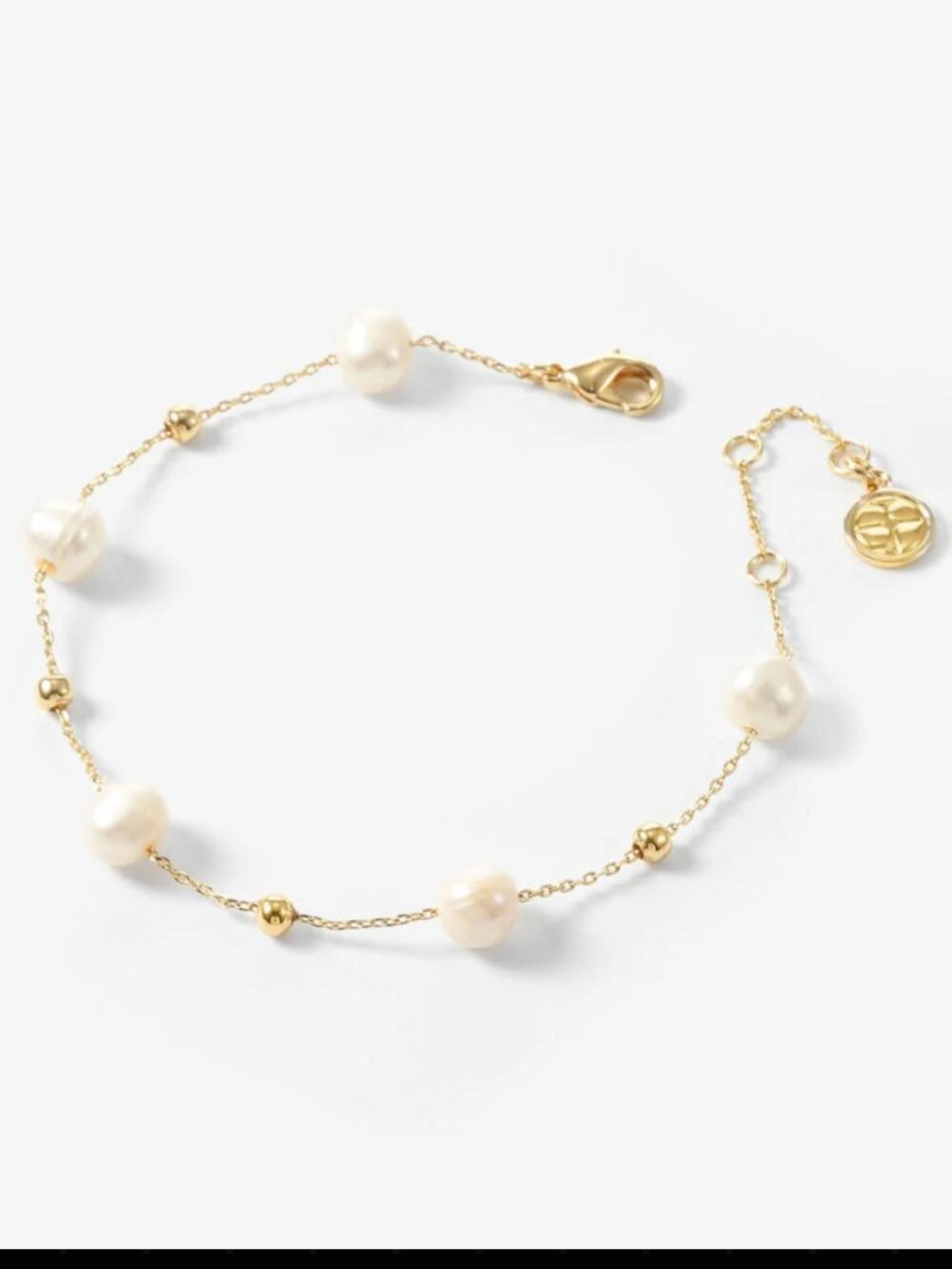 Bryan Anthonys - Grit Pearl Beaded Bracelet - Gold